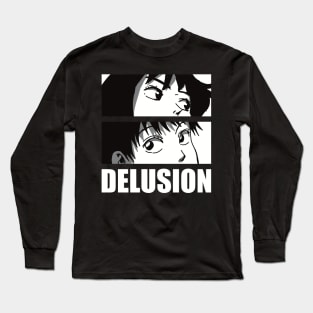 Heavenly Delusion or Tengoku Daimakyou Anime and Manga Characters Kiruko x Maru in Aesthetic Design - Black Long Sleeve T-Shirt